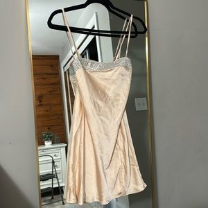 Hello Molly champagne mini dress